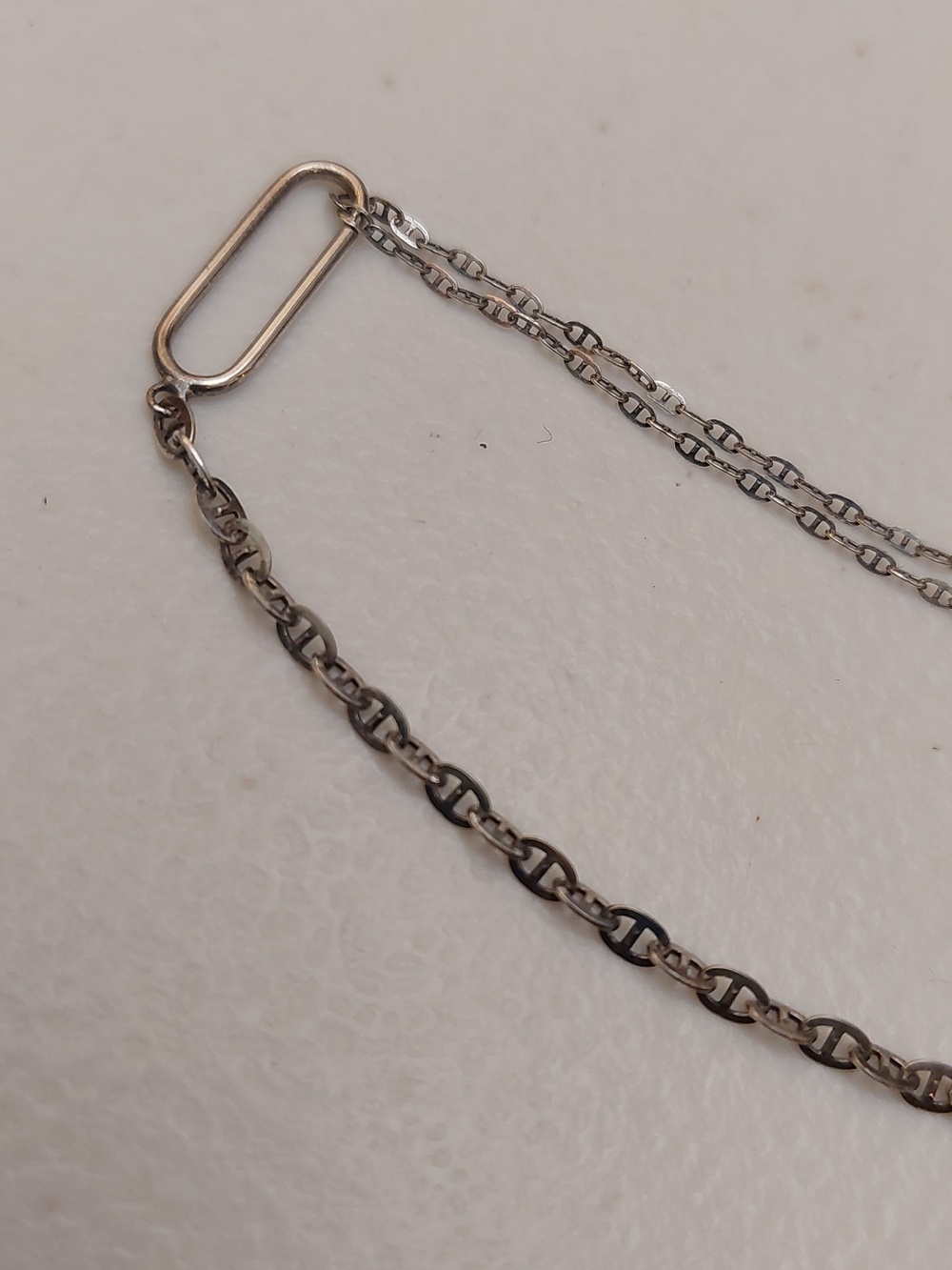 Sterling Silver Mariner Link Bracelet 7 Inches Long - Picture 4 of 5